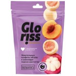 Конфеты Gloriss жевательные в шоколаде со вкусом персик-мангостин, 75г