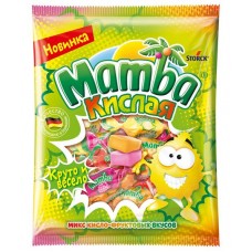 Конфеты Mamba Кислая жевательные, 70г в магазинах Перекресток