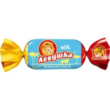 Конфеты глазированные Славянка Лёвушка Milk в магазинах Перекресток