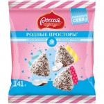 Конфеты Россия-Щедрая Душа Родные Просторы с кокосовой стружкой, 141г