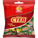 Конфеты Славянка Степ лесной орех с арахисом и фундуком глазированные, 192г
