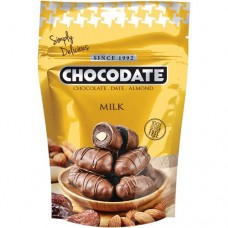 Конфеты Chocodate финики с миндалём в молочном шоколаде, 100г в магазинах Перекресток