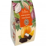Конфеты Конфаэль Апельсин и Ваниль глазированные горьким шоколадом, 150г