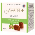 Конфеты F.Vatel Трюфель с кусочками фисташки, 160г