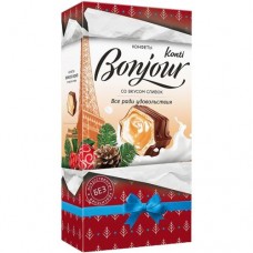 Конфеты Bonjour Konti со вкусом сливок, 80г в магазинах Перекресток