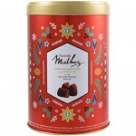 Конфеты Mathez Christmas трюфель с кусочками пирога со вкусом малины и клубники, 500г