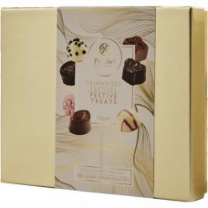 Набор конфет Pralibel Festive Treats в молочном темном и белом шоколадом с начинкой, 190г в магазинах Перекресток