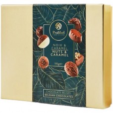 Набор конфет Pralibel Nuts&Caramel в молочном тёмном и белом шоколаде с начинкой, 195г в магазинах Перекресток