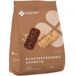 Конфеты мультизлаковые микс из 2 вкусов Маркет, 200г