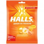 Карамель Halls Леденцовая с витамином С и соком апельсина, 76г Карамель Halls Леденцовая с витамином С и соком апельсина, 76г
