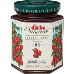 Конфитюр Darbo Naturrein из дикой брусники, 200г