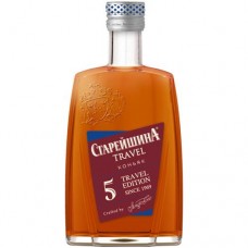 Коньяк Старейшина Трэвел 5-летний 40%, 100мл в магазинах Перекресток