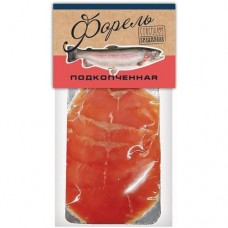 Форель подкопчённая радужная ломтики, 150г в магазинах Перекресток