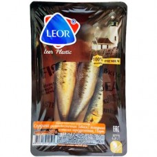 Сардина Leor дальневосточная холодного копчения неразделанная 1 сорт, 200г в магазинах Перекресток