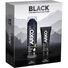 Набор Arko Men Black пена для бритья и гель после бритья в магазинах Перекресток