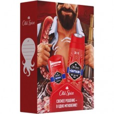 Набор подарочный Old Spice Captain Дезодорант твердый и Гель-шампунь для душа в магазинах Перекресток