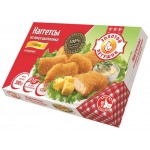 Наггетсы Золотой петушок из мяса цыплёнка с сыром, 300г
