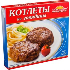 Котлеты Морозко говяжьи, 330г в магазинах Перекресток