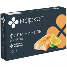 Филе минтая в кляре мороженое Маркет, 300г в магазинах Перекресток