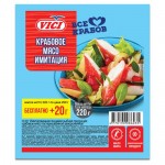 Крабовое мясо Vici замороженное, 220г