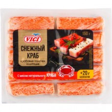 Крабовые палочки Vici Снежный Краб с мясом натурального краба пастеризованные, 170г в магазинах Перекресток