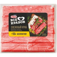 Палочки крабовые Vici Снежный краб, 250г в магазинах Перекресток