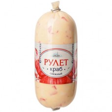 Рулет Европром Снежный Краб пастеризованный из фарша рыбного сурими, 350г в магазинах Перекресток