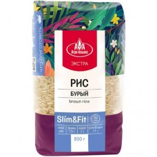 Рис Агро-Альянс Slim&fit Экстра бурый, 800г в магазинах Перекресток