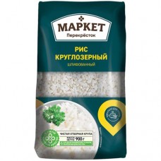 Рис круглозёрный Маркет Перекрёсток, 900г в магазинах Перекресток