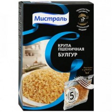 Крупа пшеничная Мистраль Булгур, 5х80г в магазинах Перекресток