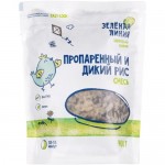 Рис смесь пропаренного и дикого Зелёная Линия, 400г
