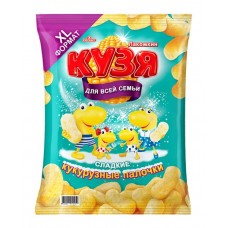 Кукурузные палочки Кузя лакомкин с сахарной пудрой, 190г в магазинах Перекресток
