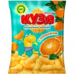 Палочки Кузя Лакомкин кукурузные с апельсином, 100г Палочки Кузя Лакомкин кукурузные с апельсином, 100г