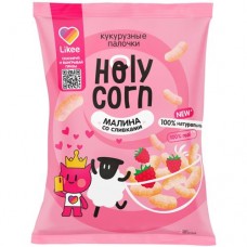 Кукурузные палочки Holy Corn Малина, 50г в магазинах Перекресток