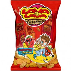 Палочки кукурузные Lava Lava со вкусом клубника-банан, 50г в магазинах Перекресток