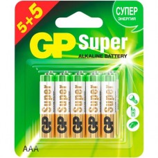 Батарейки GP ААА, 10шт в магазинах Перекресток