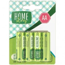 Батарейки алкалиновые типа АА LR6 Home Story, 8шт в магазинах Перекресток