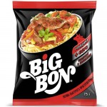 Лапша Big Bon говядина + соус с базиликом, 75г