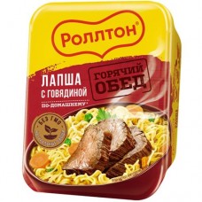 Лапша Роллтон с говядиной по-домашнему, 90г в магазинах Перекресток