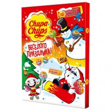 Набор кондитерских изделий Chupa Chups Новогодний Календарь, 197.6г в магазинах Перекресток