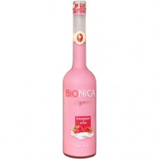 Ликер Bionica Strawberry & Slivki эмульсионный 17%, 500мл в магазинах Перекресток