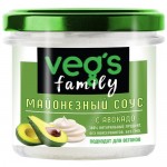 Соус Vegs Family майонезный с маслом авокадо, 200г