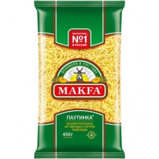 Макароны Makfa паутинка, 450г в магазинах Перекресток