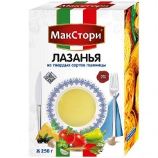 Листы для лазаньи МакСтори высший сорт, 250г в магазинах Перекресток