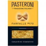 Макароны Pasteroni Фарфалле Ė170 из твёрдых сортов пшеницы, 400г