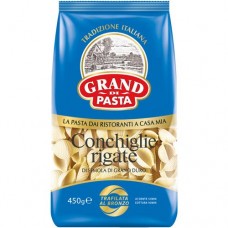 Макароны Grand di Pasta Conchiglie rigate группа А высший сорт, 450г в магазинах Перекресток