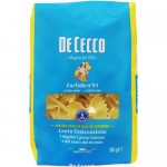 Изделия макаронные De Cecco Фарфалле Ė93 из твердых сортов пшеницы, 250г