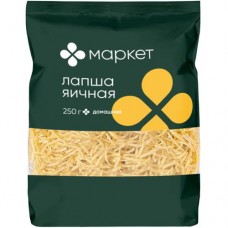 Лапша Домашняя яичная группы А высший сорт Маркет, 250г в магазинах Перекресток