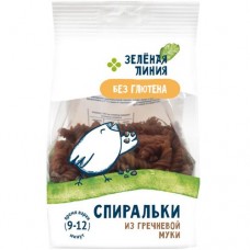 Спиральки из гречневой муки Зелёная Линия, 250г в магазинах Перекресток