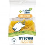 Трубочки из рисовой и кукурузной муки Зелёная Линия, 250г